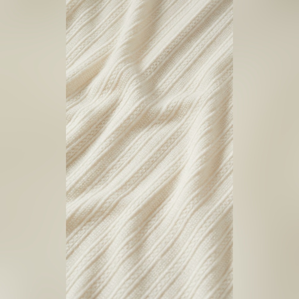 Mango Cream knit midi Dress - Picture 6 of 11